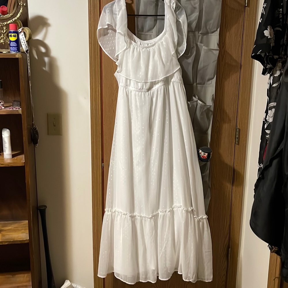 COPY - Flowy white maxi, Torrid 4